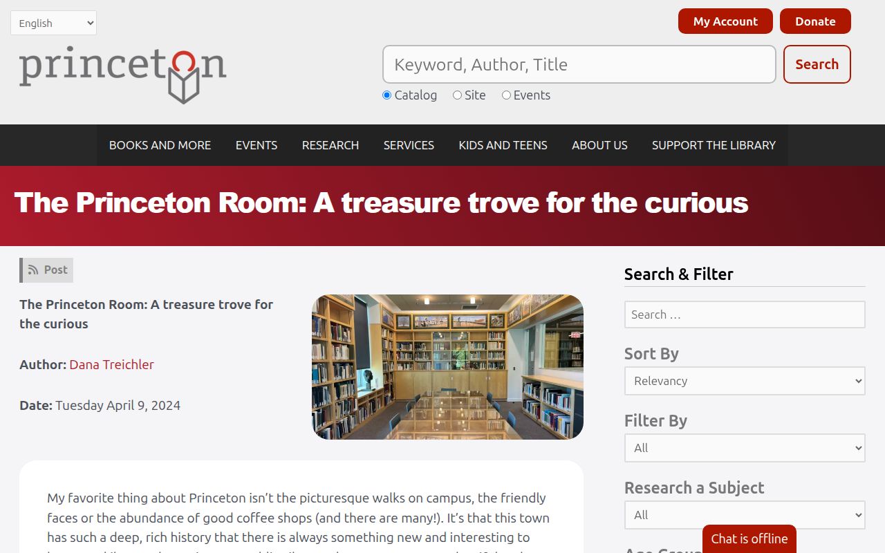 Princeton city directory research at the Princeton Room